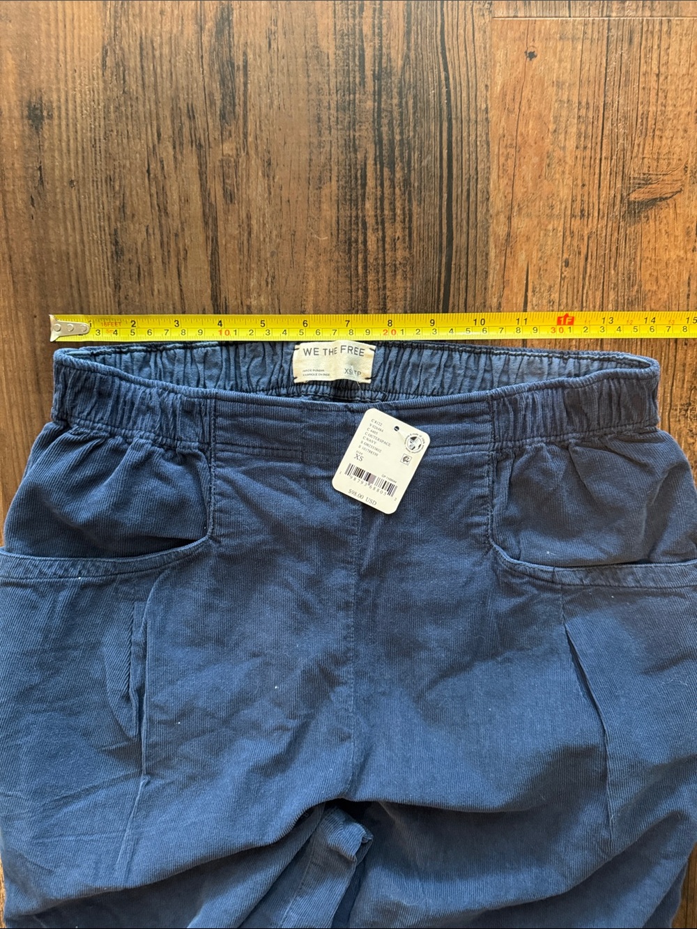 NWT Free People We The Free Nice Choice LIGHTWEIGHT Corduroy Pull-on Pant XS-S - Picture 6 of 9